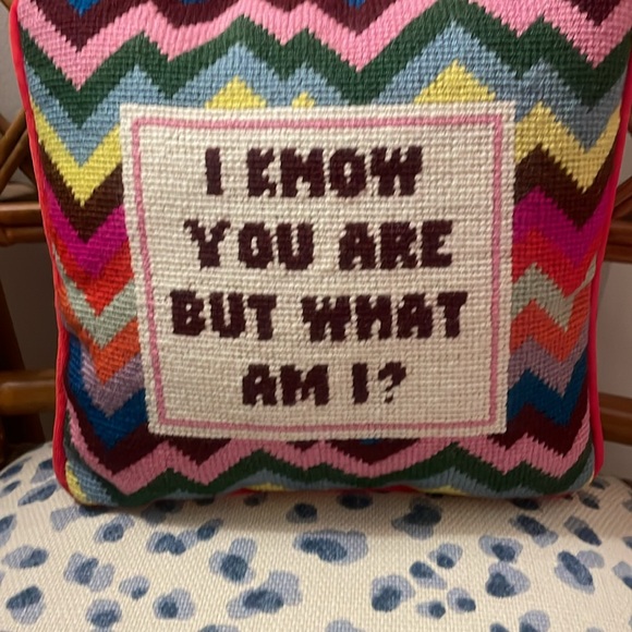 Furbish needlepoint pillow
Unique and brand new new with tags - Picture 4 of 4